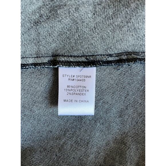 NWT Zoe and Claire Denim Midi Dress A-Line Dark Wash XL Long Modest Sleeveless - Picture 15 of 16